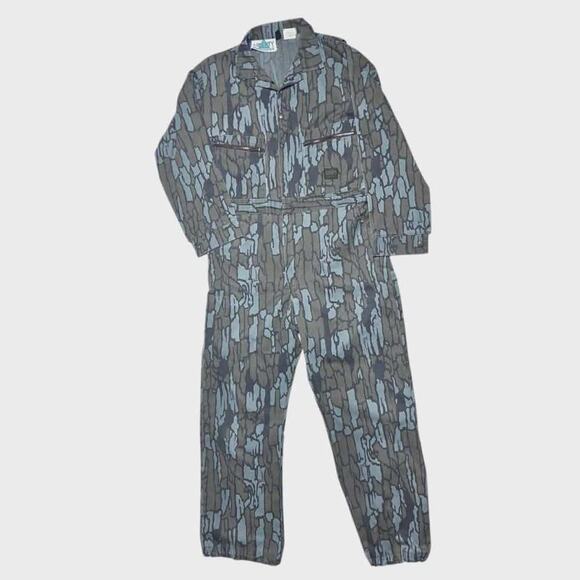 liberty Other - Liberty Trebark 80s Vintage USA Camo Cotton Denim Hunters Coveralls Overalls 38